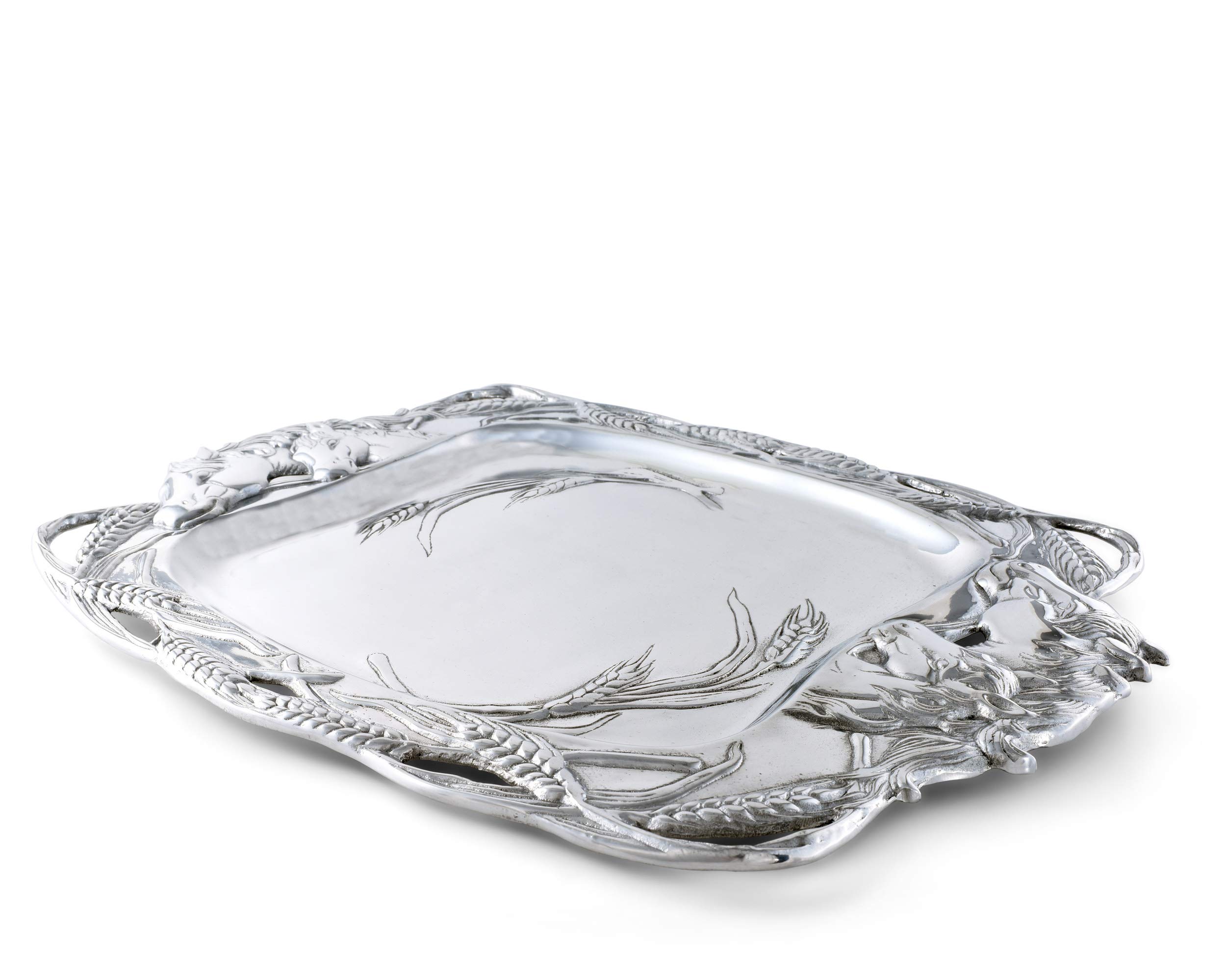 Arthur Court Designs Aluminum Horse Serving Tray - 18.5