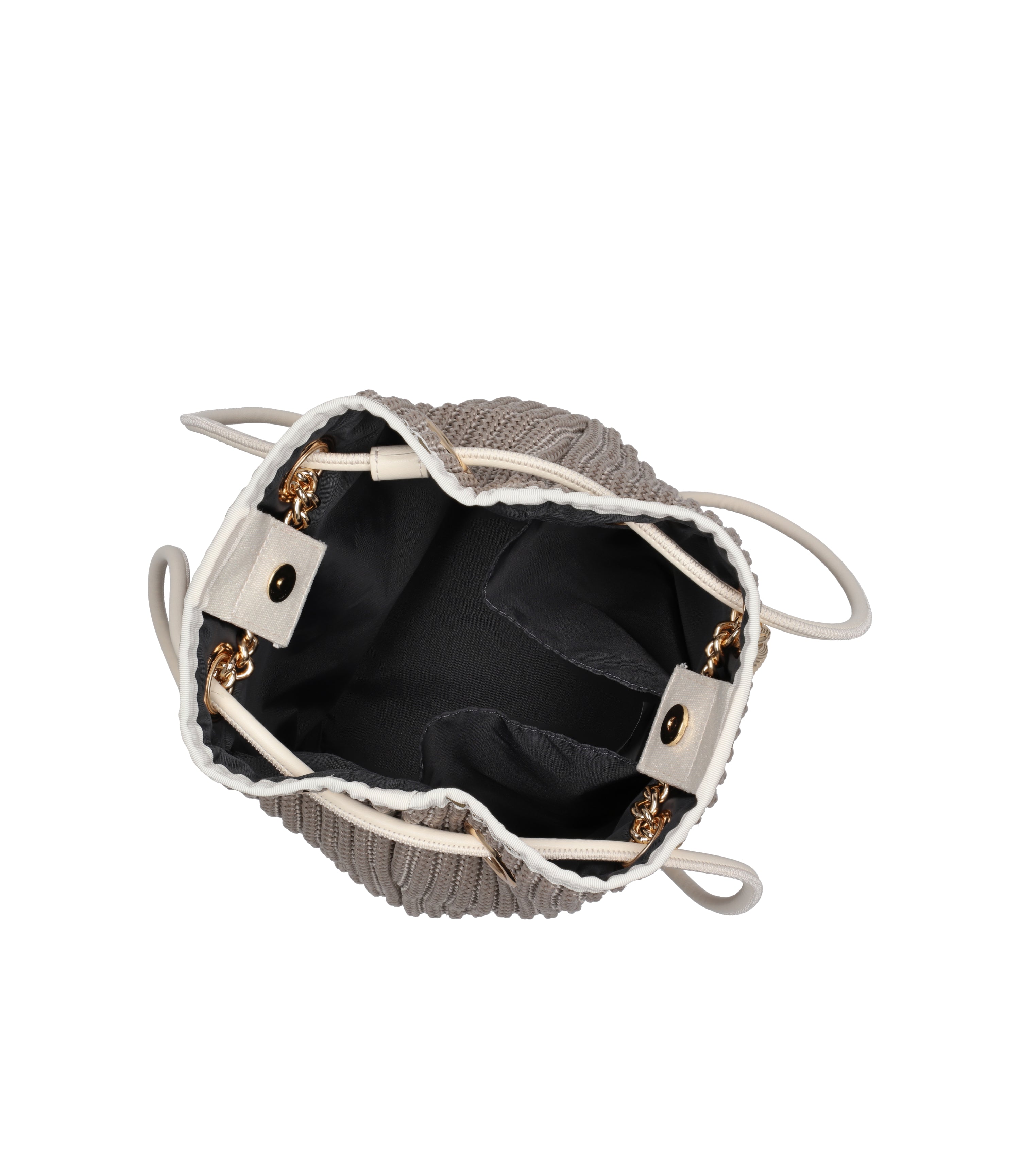 Crochet Chain Small Bucket Bag - Handmade Boho Style Shoulder Purse for Women - Perfect for Beach, Shopping & Casual Outings