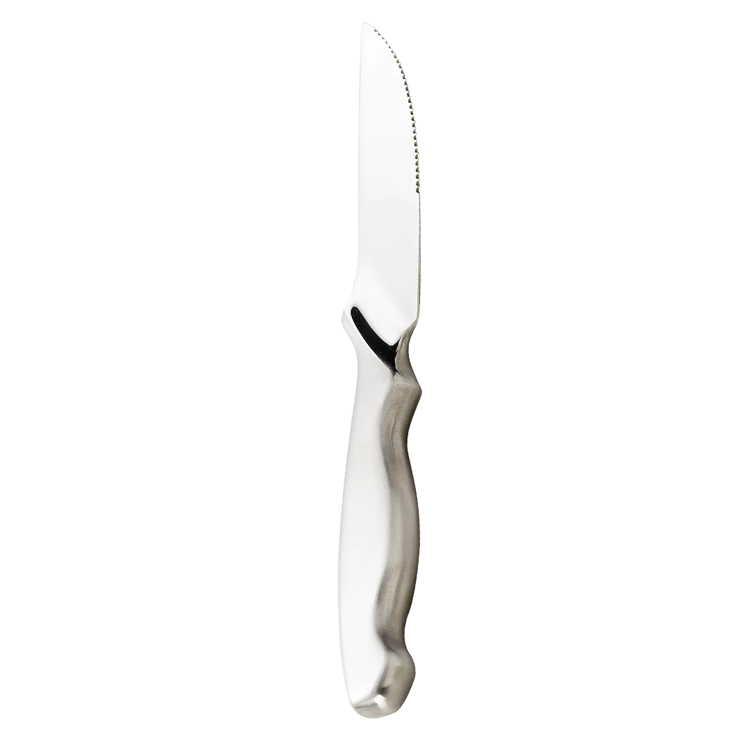Premium Browne Chateaubriand 10-Piece Stainless Steel Steak Knife Set with Sharp Pointed Tip - Perfect for Fine Dining, BBQ Parties & Steakhouse-Style Meals at Home