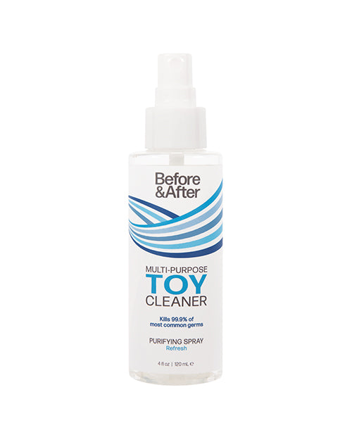Before and After Anti-Bacterial Toy Cleaner - Fresh Fragrance 4oz Spray - Safe for Baby Toys, Pacifiers & Children's Items - Perfect for Daycare, Nursery & Play Areas