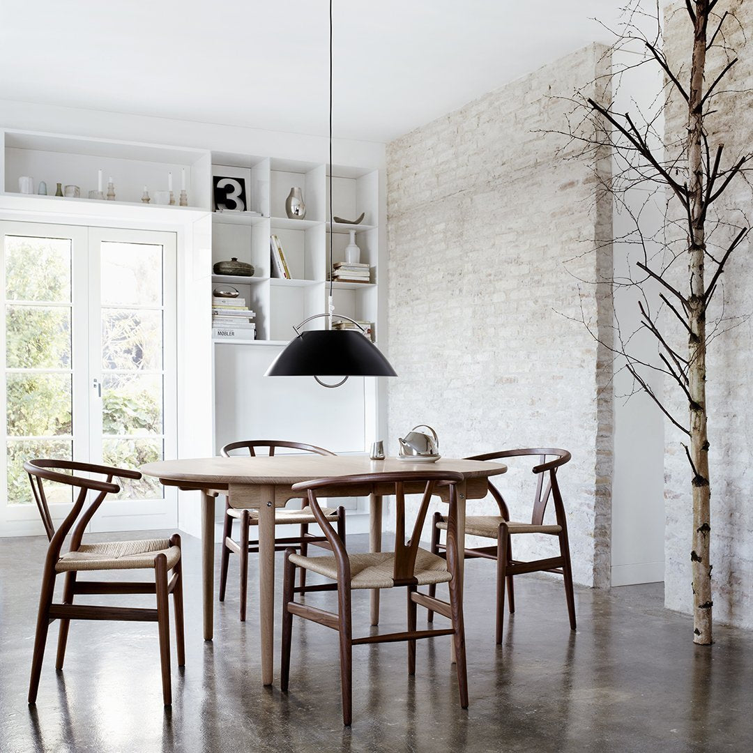 Wegner CH337 Dining Table - Mid-Century Modern Wooden Table for Home & Office - Perfect for Dining Rooms, Kitchens, and Workspaces