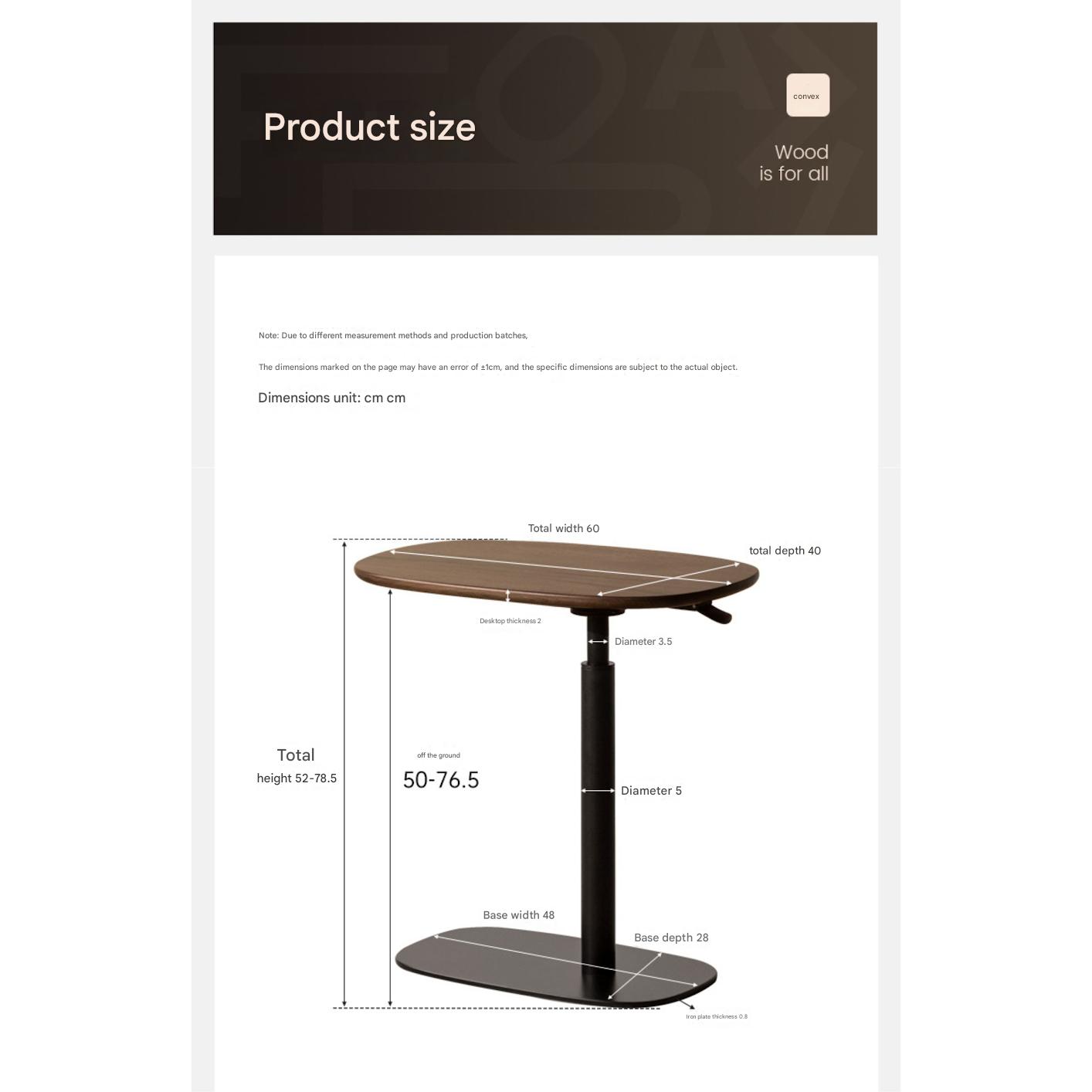 Premium Black Walnut & Oak Solid Wood Italian Modern Lift-Top Side Table - Luxury End Table for Living Room, Bedroom, or Office Use