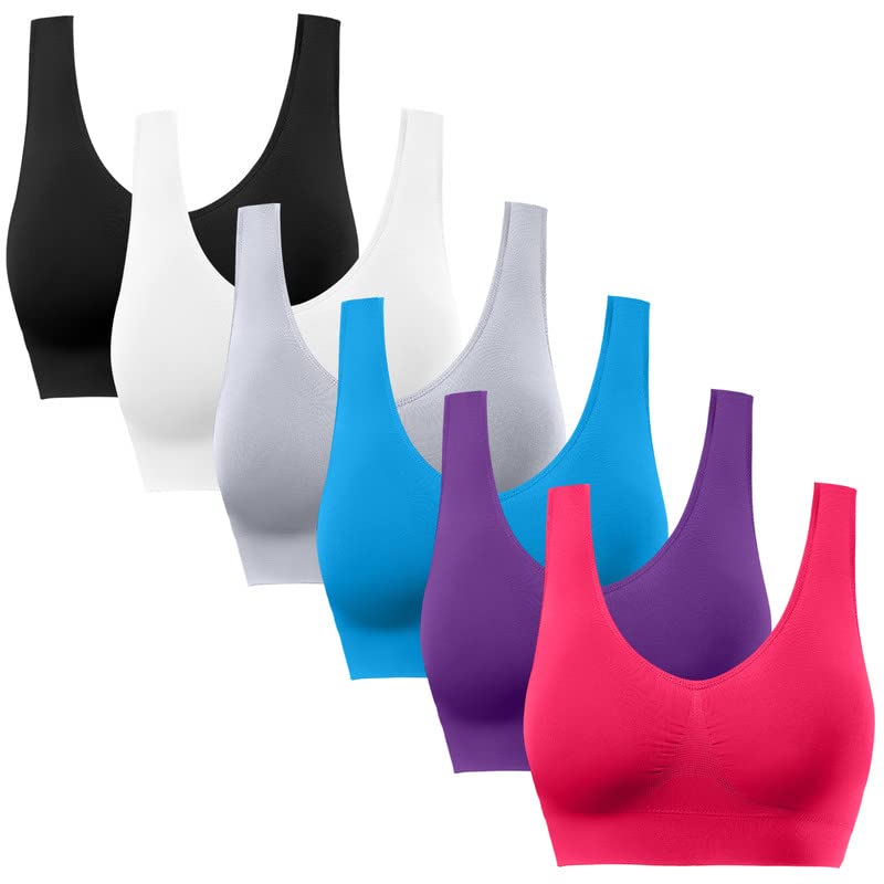 BESTENA Comfort Bra for Women - Seamless Wireless Sleep Bra with Removable Pads, Yoga & Sports Bra - Perfect for Sleeping, Lounge, Yoga, Gym & Everyday Wear