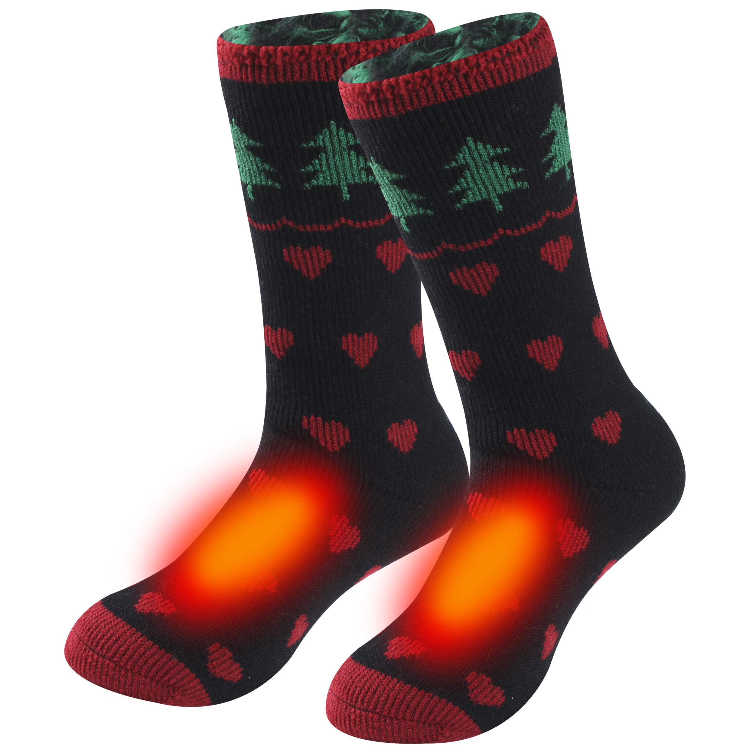 Sunew Thermal Socks for Women & Men - Winter Warm Insulated Thick Heavy Crew Socks - Perfect for Cold Weather, Hiking & Outdoor Activities