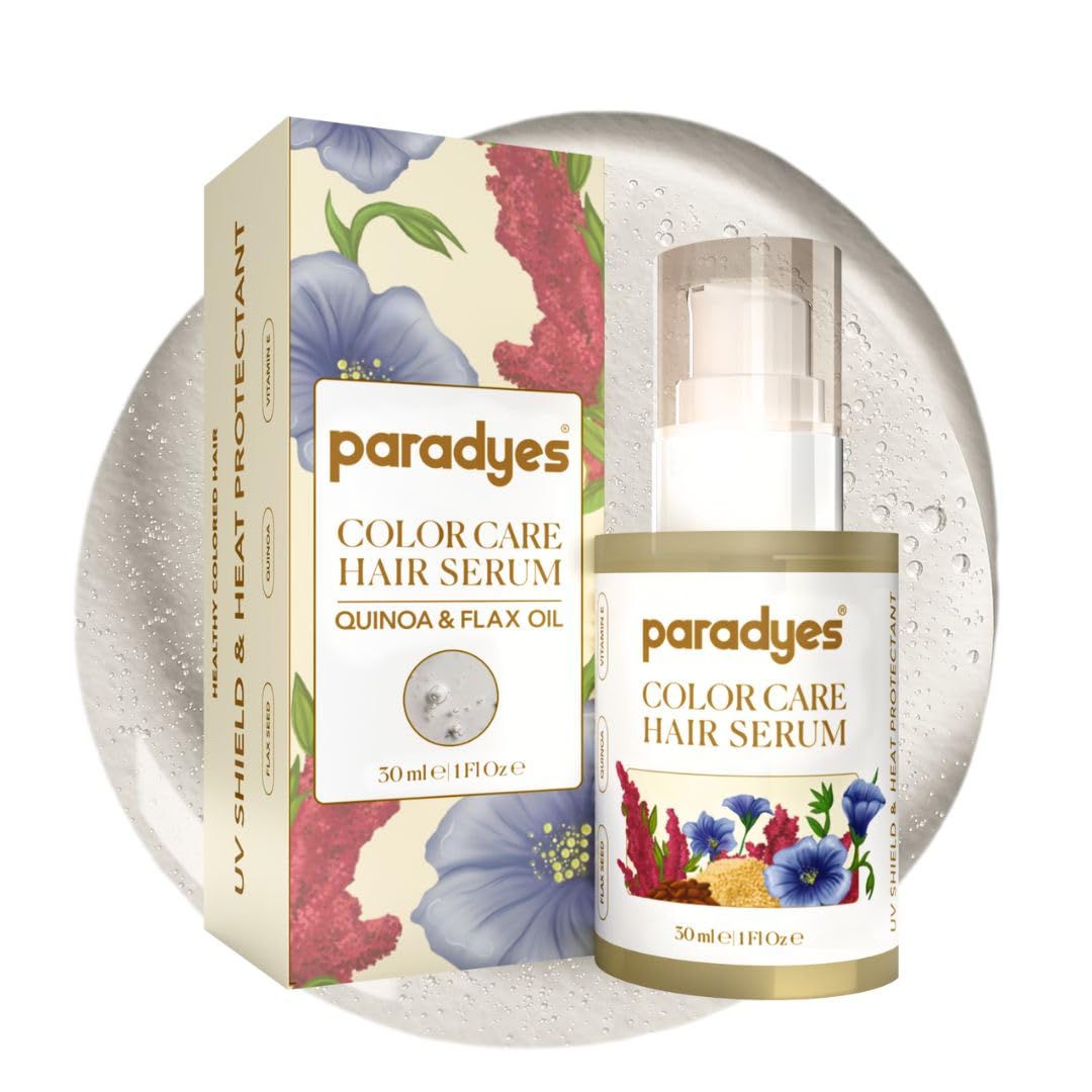 Paradyes Color Care Serum for All Hair Types – Nourishing & Ultra Hydrating Hair Treatment with Quinoa & Flaxseed | 30ml | Protects & Revives Colored Hair | Perfect for Daily Use, Salon Treatments & Post-Color Care