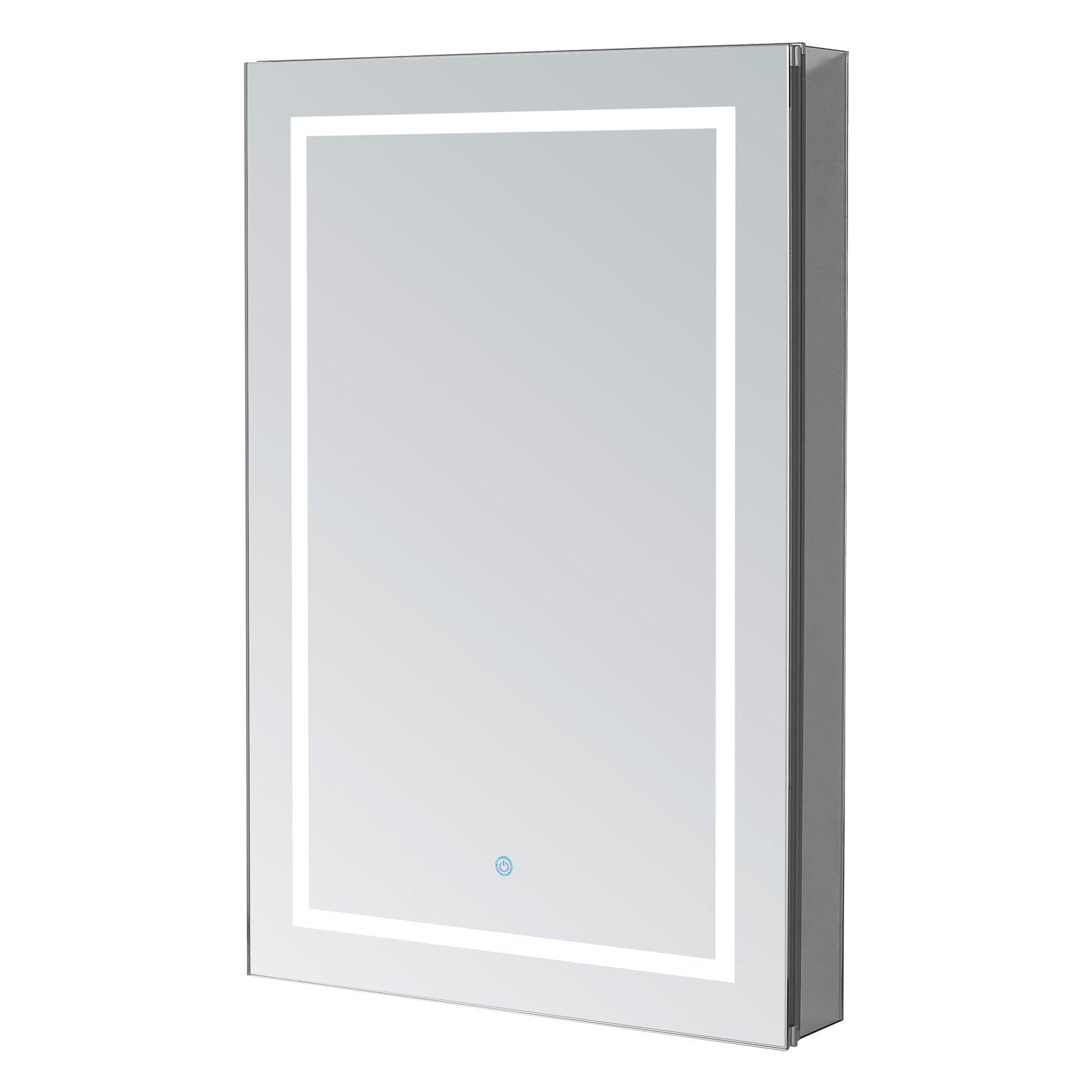 Aquadom Royale Basic Q 24x30 Right or Left Hinge LED Lighted Bathroom Medicine Cabinet - Perfect for Modern Homes & Spa-Like Retreats