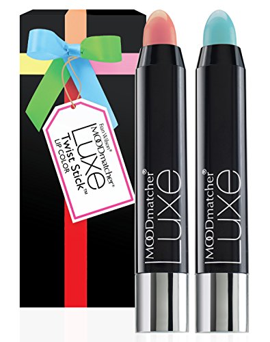 Twist Stick™ Lip Color Duo Set - Pink & Blue Hydrating Lipstick for Women | Perfect for Everyday Wear, Date Night & Makeup Gifts