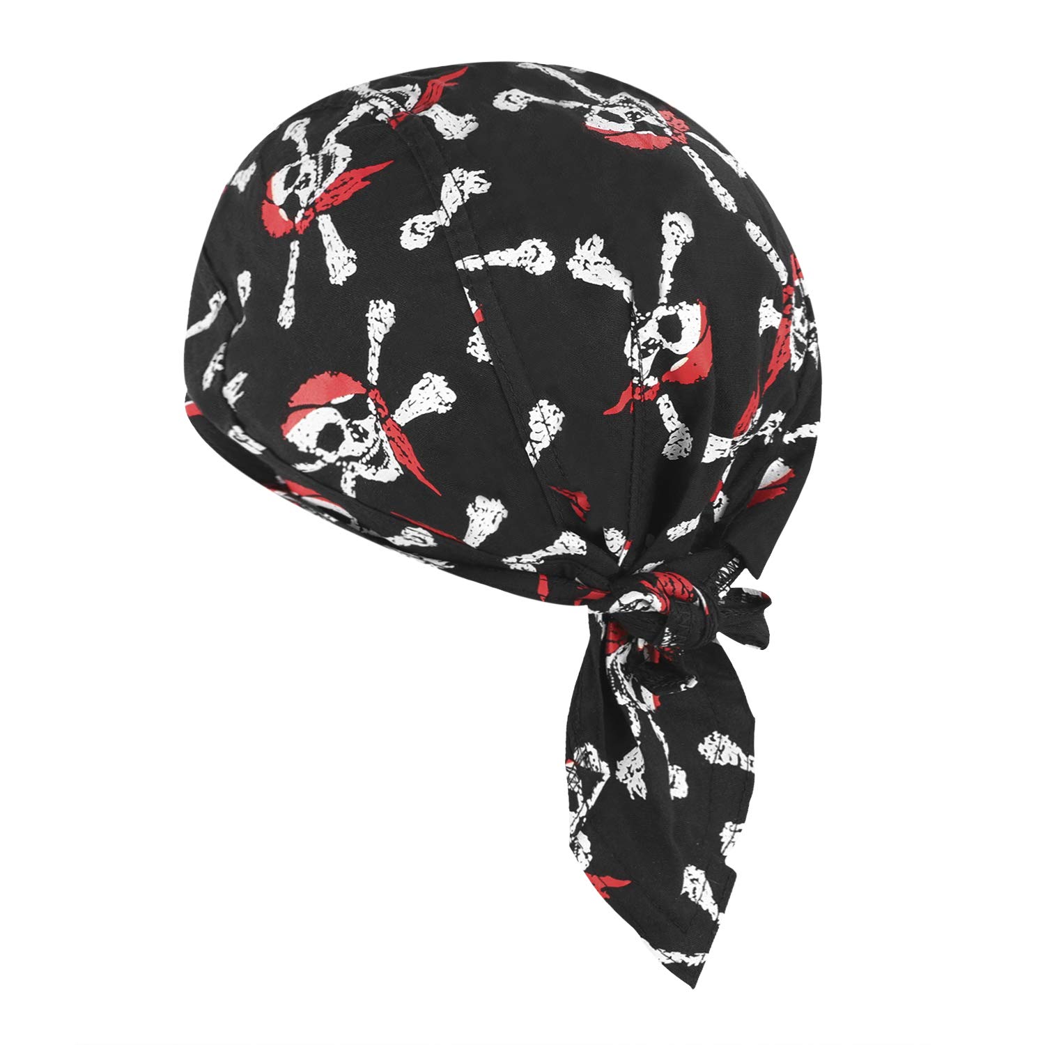 Cycling Skull Cap - UV Protection Headband for Running, Cycling & Outdoor Sports - Moisture Wicking Sun Hat for Men & Women - Perfect for Halloween Pirate Costume & Active Lifestyle