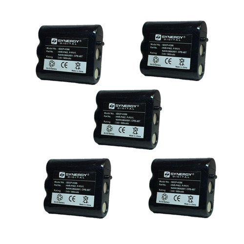 Empire CPB-487 Cordless Phone Combo Pack with 5 x SDCP-H306 Batteries - Perfect for Home & Office Communication