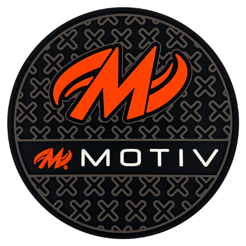 Motiv Grip Disk Black/Orange Shammy - Bowling Accessory for Enhanced Grip & Performance - Perfect for Bowling Tournaments & Practice Sessions