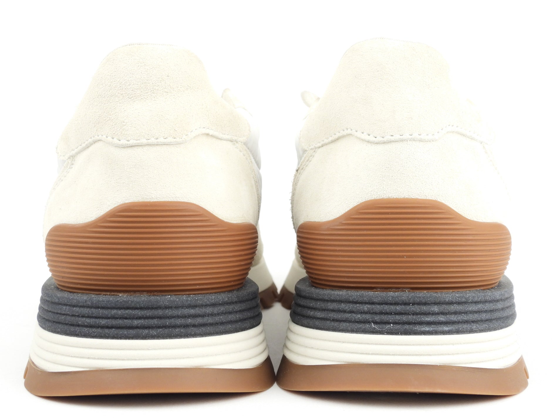Brunello Cucinelli Off White Monili Bead Lace Up Running Shoes - Women's Fashion Sneakers for Casual Wear & Athletic Performance | Perfect for Jogging, Gym Workouts & Everyday Comfort