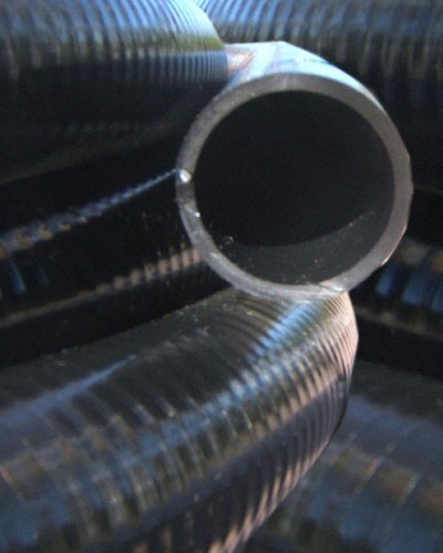 HydroMaxx 50ft x 1.5 Inch Black Flexible PVC Pipe - Heavy Duty Garden Hose, Water Tubing for Koi Ponds, Irrigation Systems & Water Features | Perfect for Outdoor Landscaping, Fish Ponds & Drip Watering