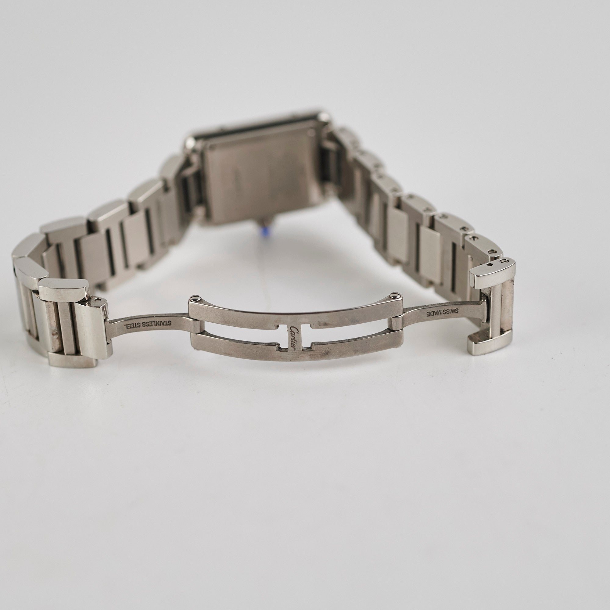Cartier Tank Must Small Model WSTA0051 - Luxury Quartz Watch for Women, Stainless Steel Case & Bracelet - Perfect for Business, Office, and Formal Occasions