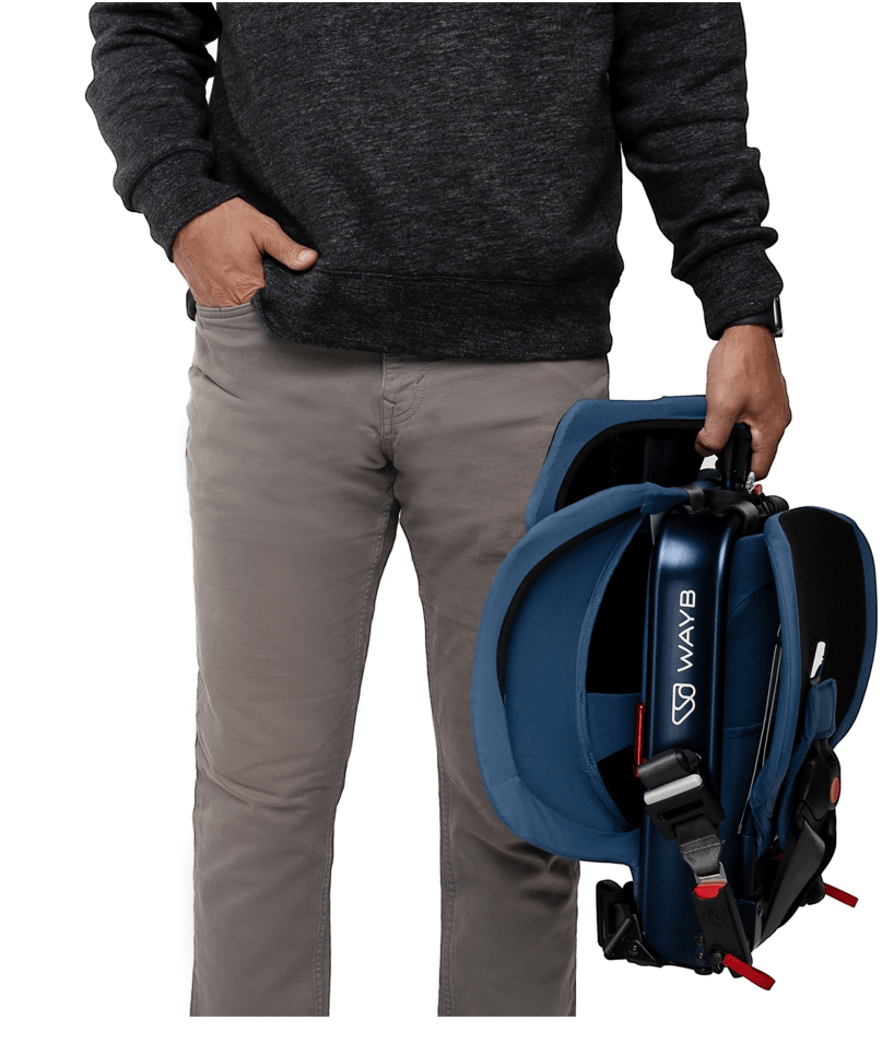 WAYB Pico Lightweight Travel Car Seat for Toddlers - FAA Approved Compact & Portable Booster - Perfect for Airplanes, Road Trips & Everyday Use