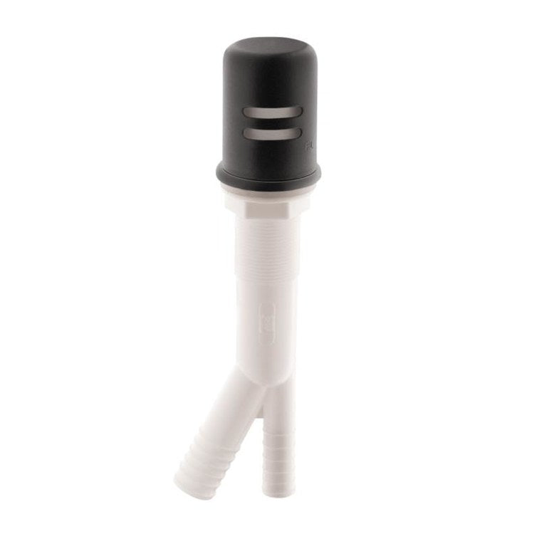 Chrome Metal Air Gap with Escutcheon for Kitchen Sink - Dishwasher Drain Protection & Backflow Prevention (Model 105895) | Perfect for Residential & Commercial Plumbing Installations