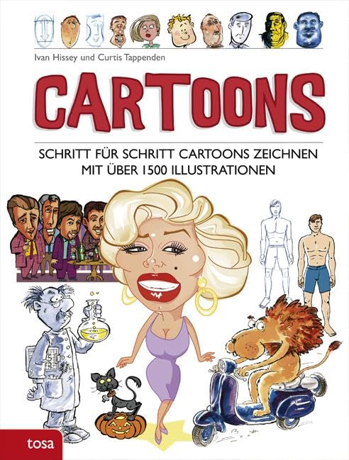 How to Draw Cartoons Step by Step - 1500+ Illustrations Guide for Beginners | Perfect for Kids, Artists & DIY Projects