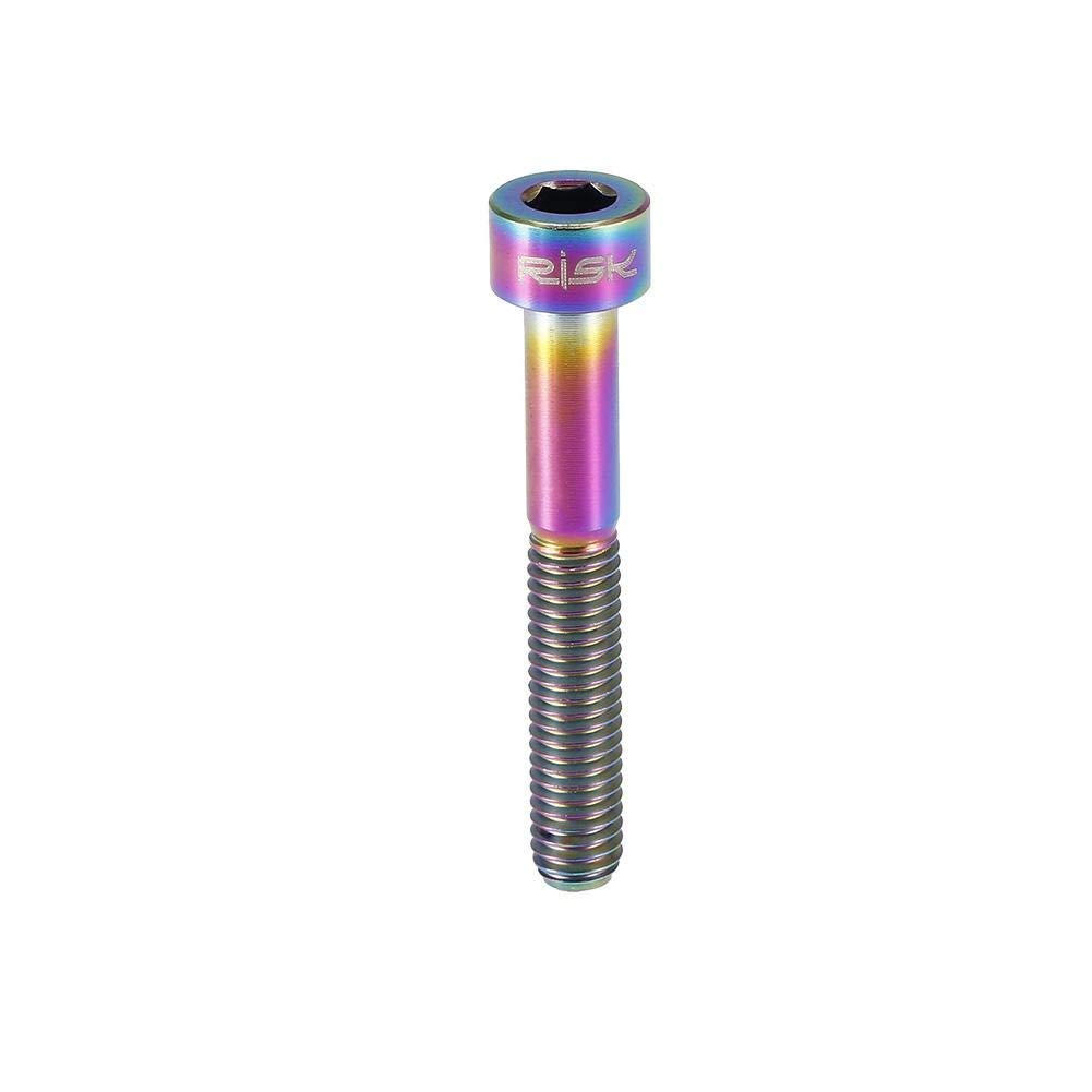 Universal M6 Thread Headset Stem Bolt - 40 Sizes (30/35/40/50mm Length) - Colorful Bike Screw Accessories for MTB, Road Bikes & Cycling Maintenance