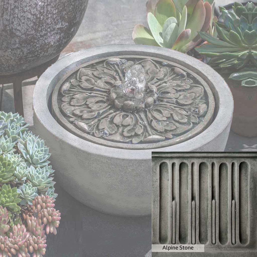 Campania International M Series Medallion Fountain - Outdoor Garden Water Feature for Patio, Yard & Landscape Decor | Classic Roman Design Waterfall Fountain