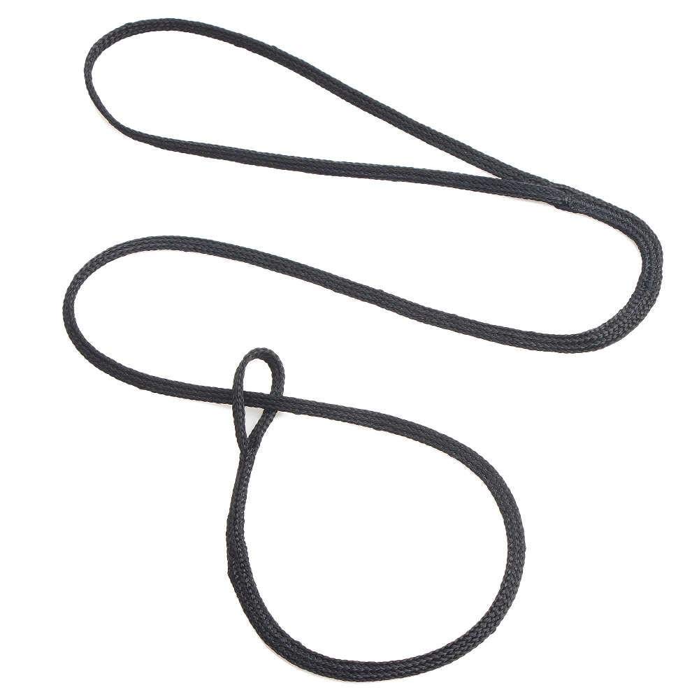 Mendota Pet Petite Loop Lead - Durable Nylon Dog Leash for Small Dogs - Made in USA - Black, 1/4