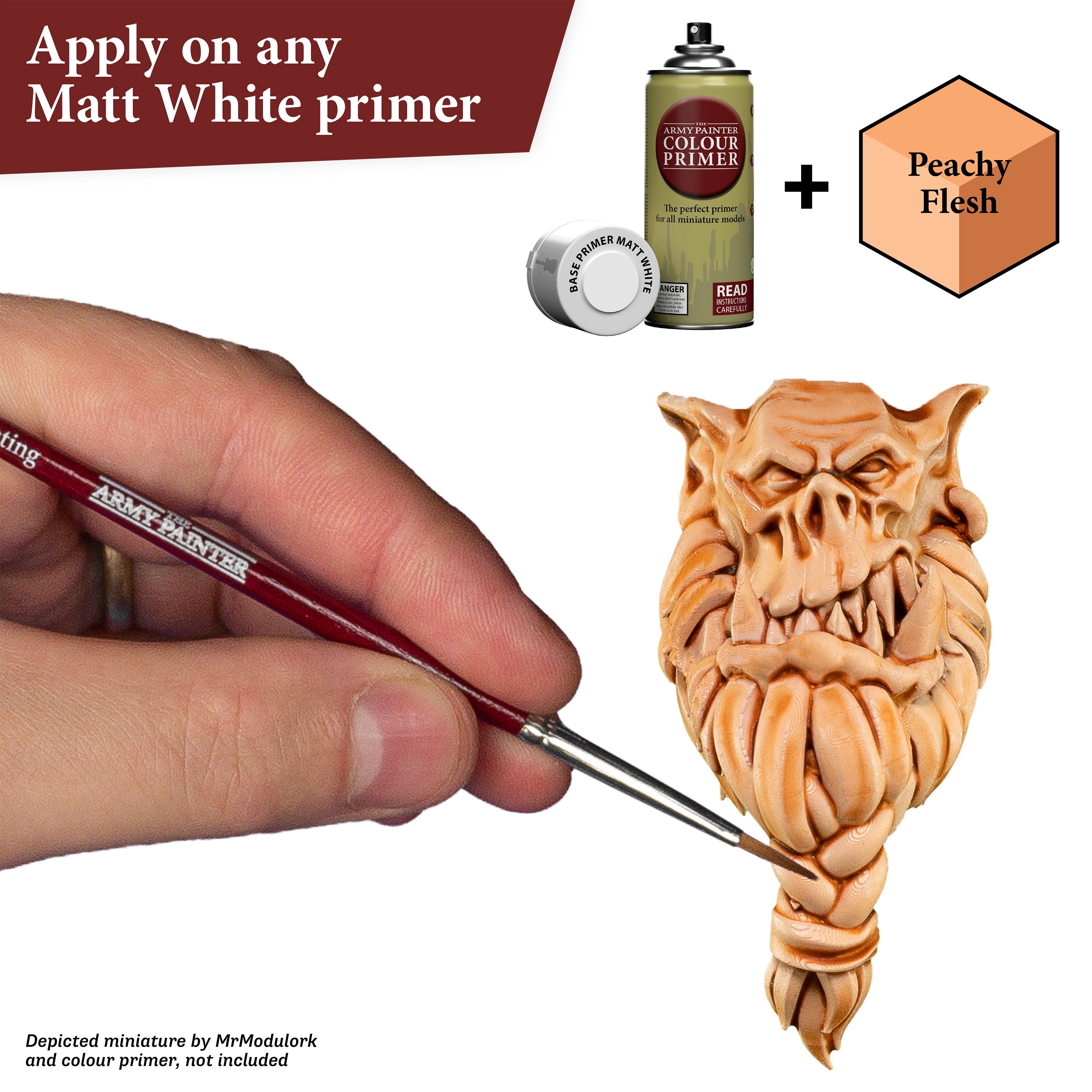 Speedpaint: Peachy Flesh - Professional Acrylic Paint for Miniatures & Warhammer Figures - Perfect for Tabletop Gaming & Model Painting