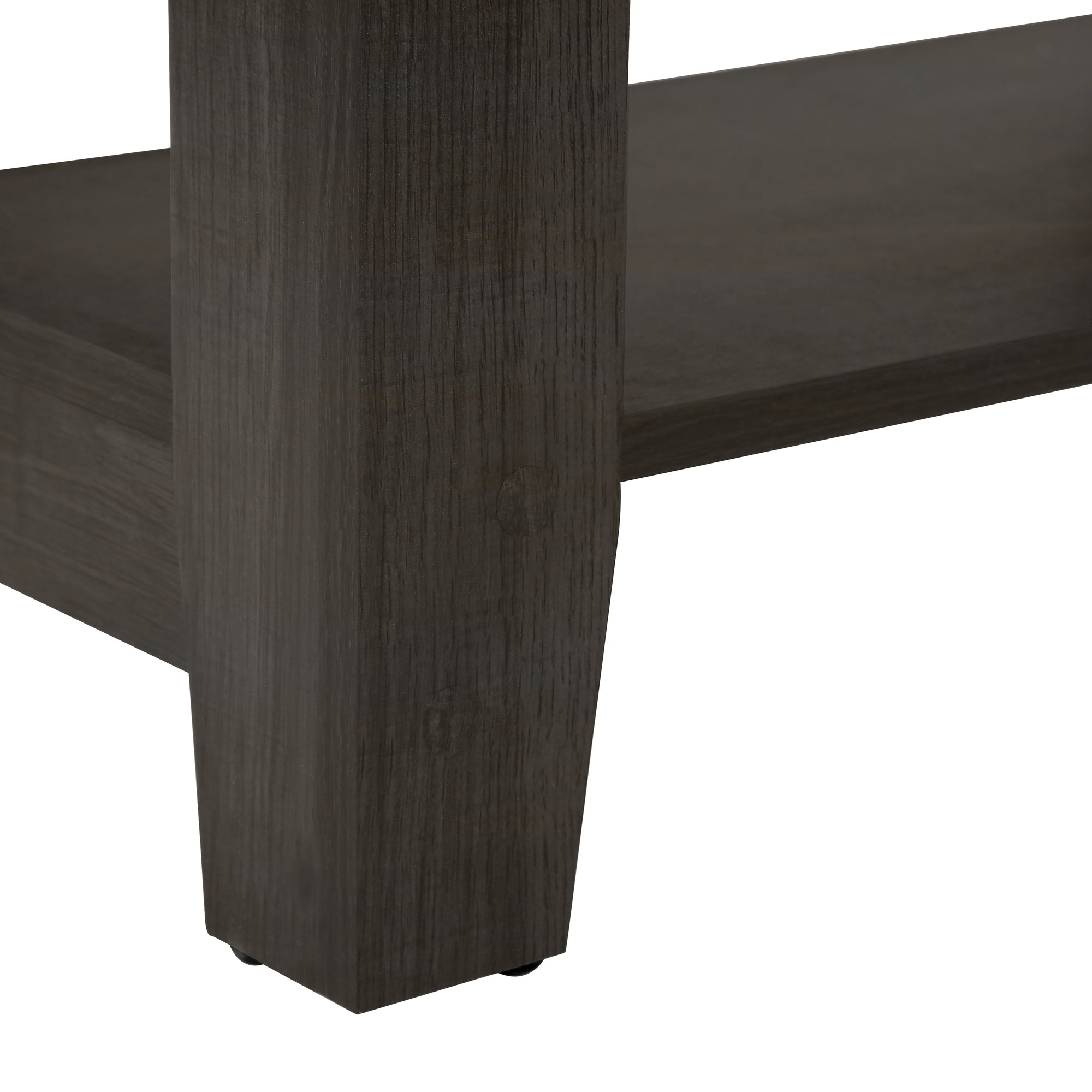 22-Inch Brown Oak Accent Table - Perfect for Living Room, Bedroom, or Entryway Decor
