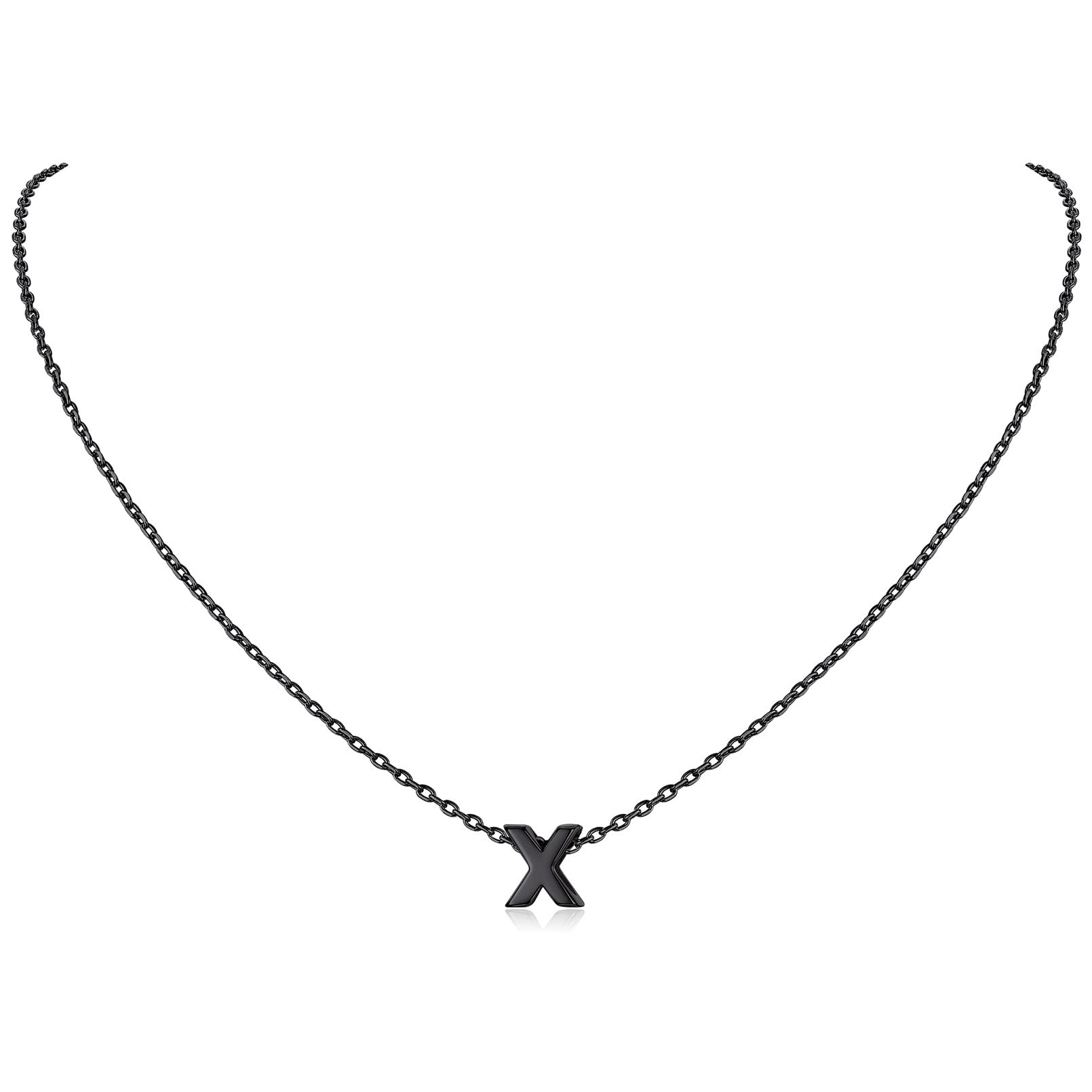 ChicSilver 925 Sterling Silver Initial Necklace for Women - Personalized Dainty Letter Pendant Jewelry with Gift Box - Perfect for Birthday, Anniversary, Valentine's Day Gifts & Everyday Wear