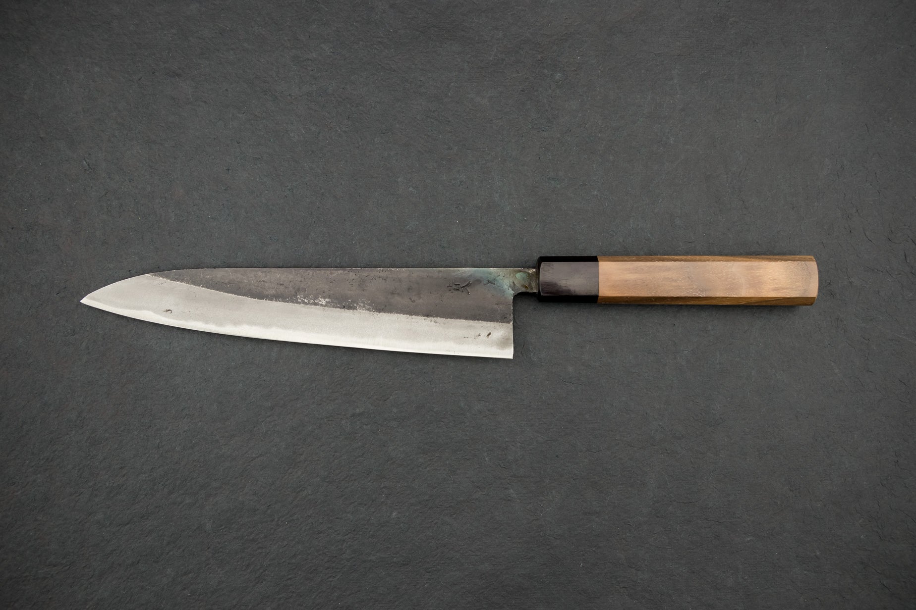 Premium Sakai Takayuki Michiko Special Engraved Aogami Super Gyuto Knife 210mm - Japanese High Carbon Steel Chef Knife with Tiger Pattern - Perfect for Sushi, Meat Cutting & Professional Kitchen Use