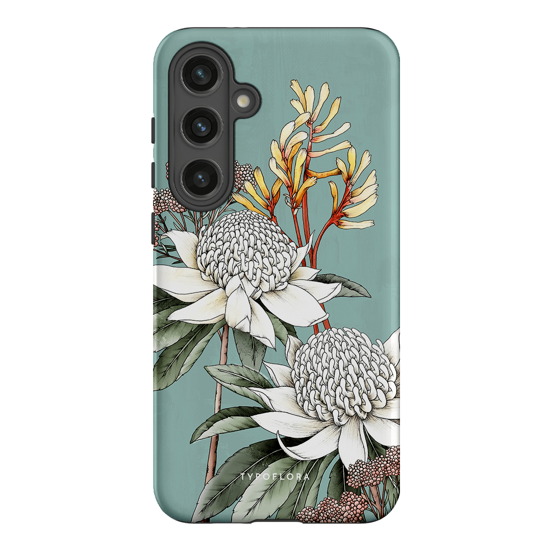 Premium Waratah Flower Design Phone Case - Shockproof & Slim Fit for iPhone & Samsung - Perfect for Outdoor Adventures & Daily Protection