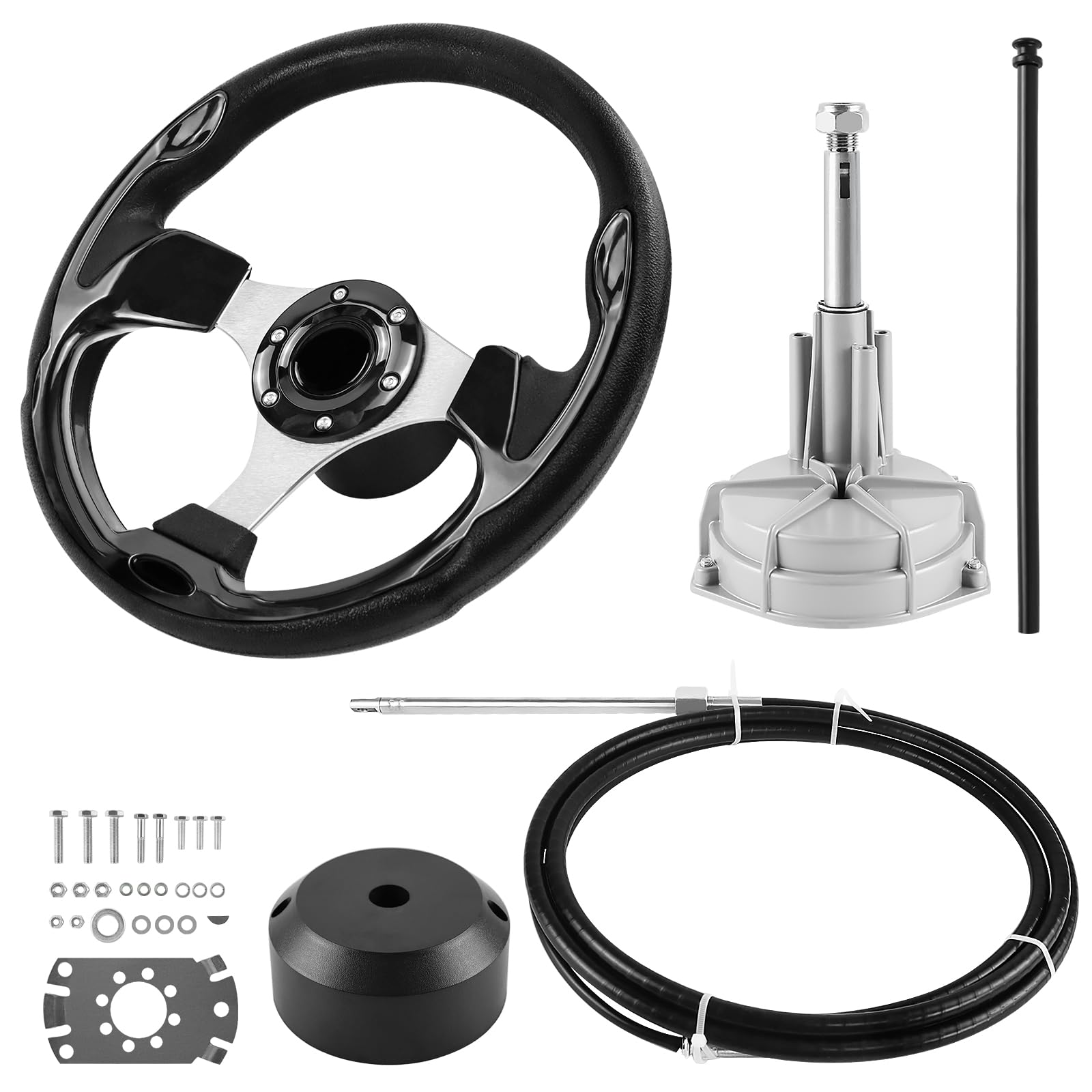 **10ft Boat Steering System Kit - 3/4