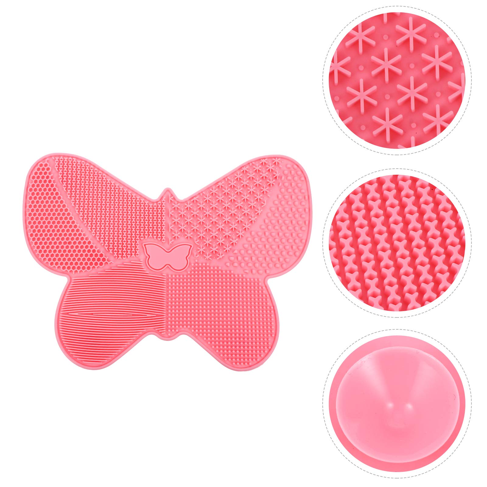 1pc Silicone Scrub Pad for Makeup Brushes - Reusable Beauty Cleaning Tool with Scrubber & Cleaning Plate - Perfect for Daily Brush Care & Makeup Accessories Cleaning (Ideal for Home & Professional Use)
