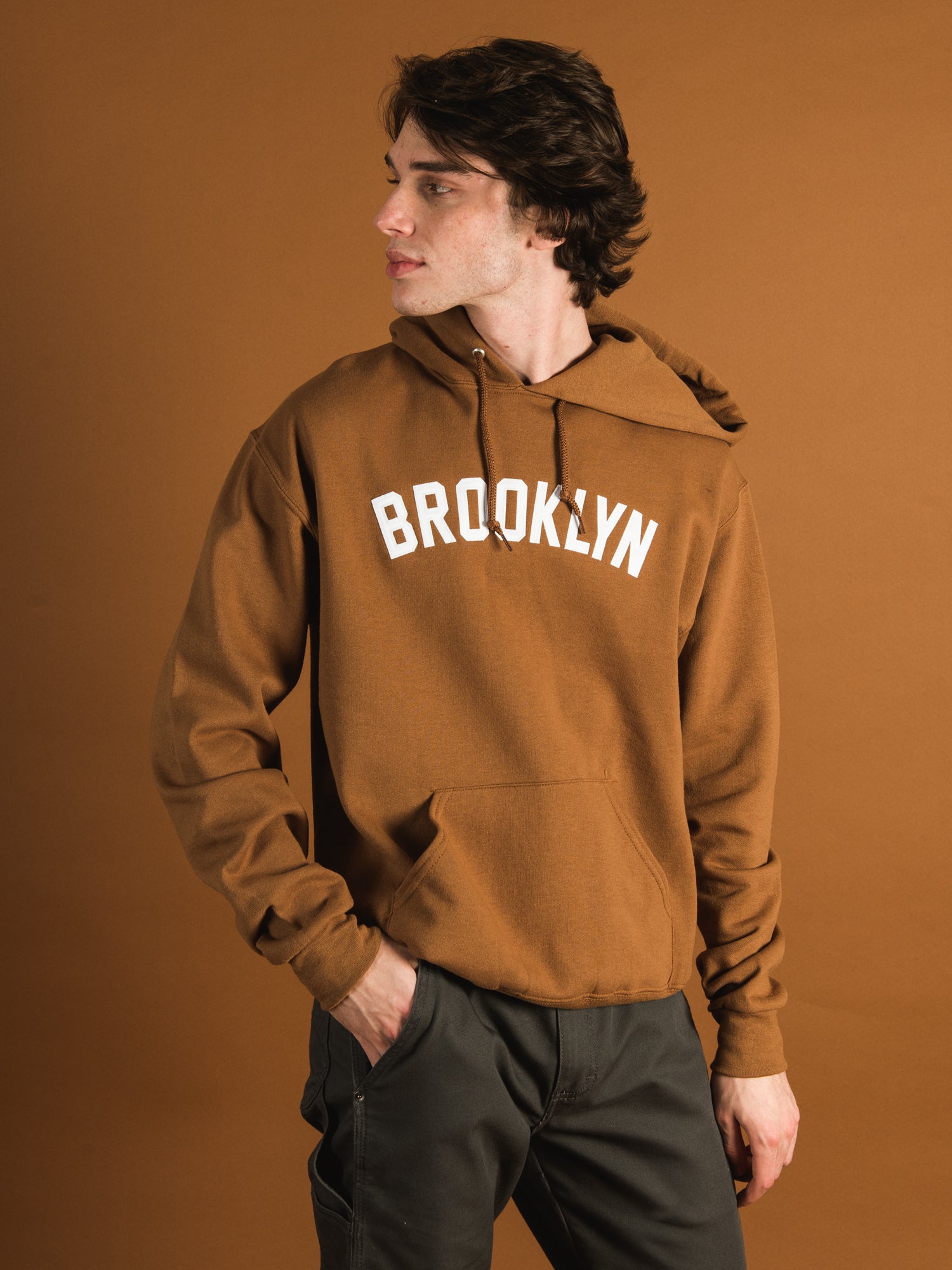 Brooklyn Embroidered Hoodie for Men & Women - Stylish Unisex Pullover Sweatshirt for Casual Wear, Street Fashion & Outdoor Activities