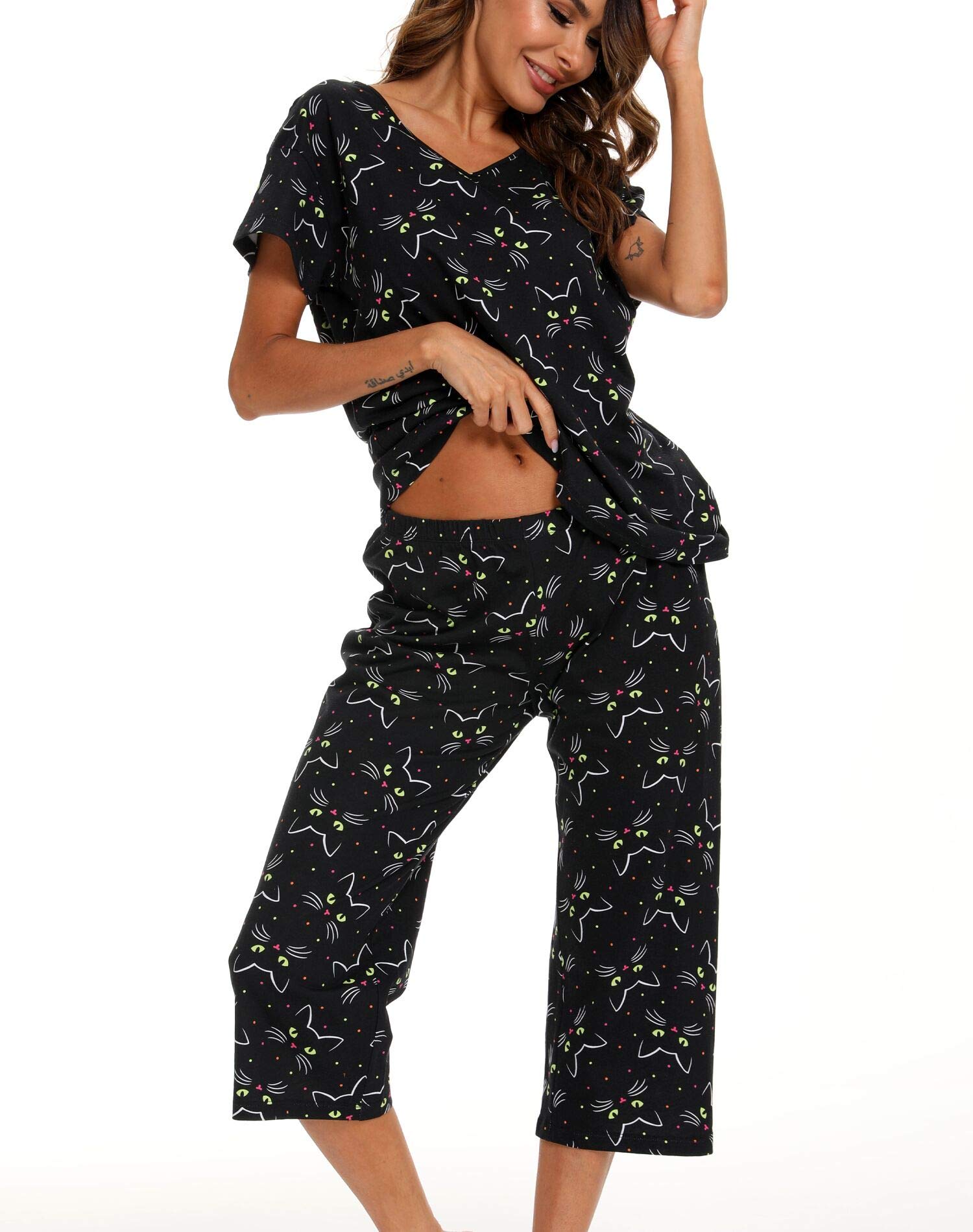 Women's Cotton Pajama Set - Summer Sleepwear for Comfort & Style