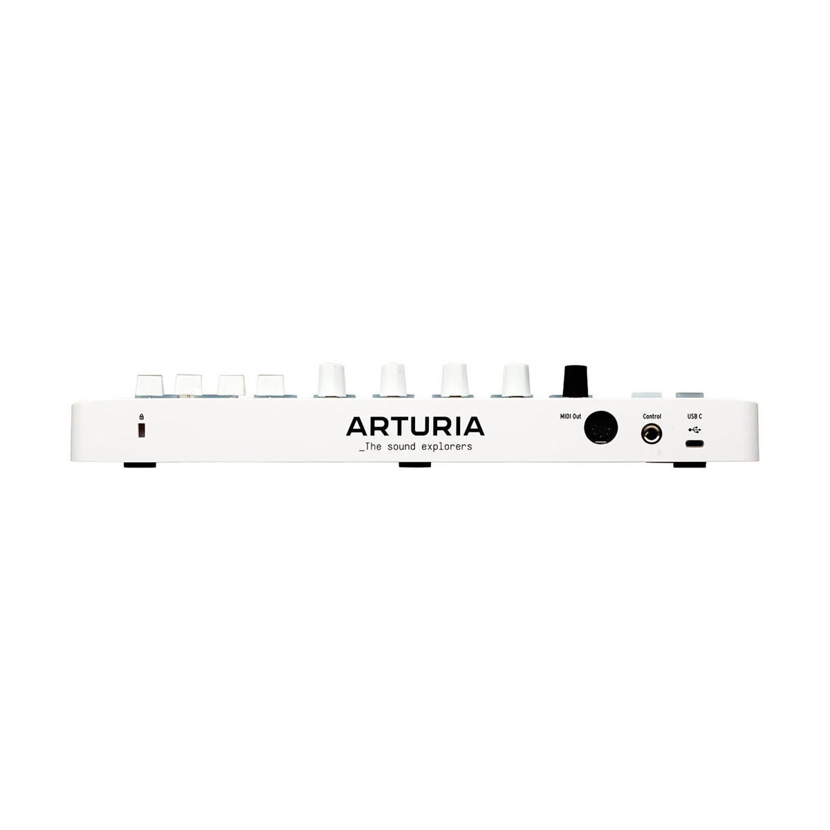 Arturia MiniLab 3 Compact 25-Key MIDI Keyboard Controller with 16 Pads - White | Perfect for Music Production, Beat Making & Live Performances