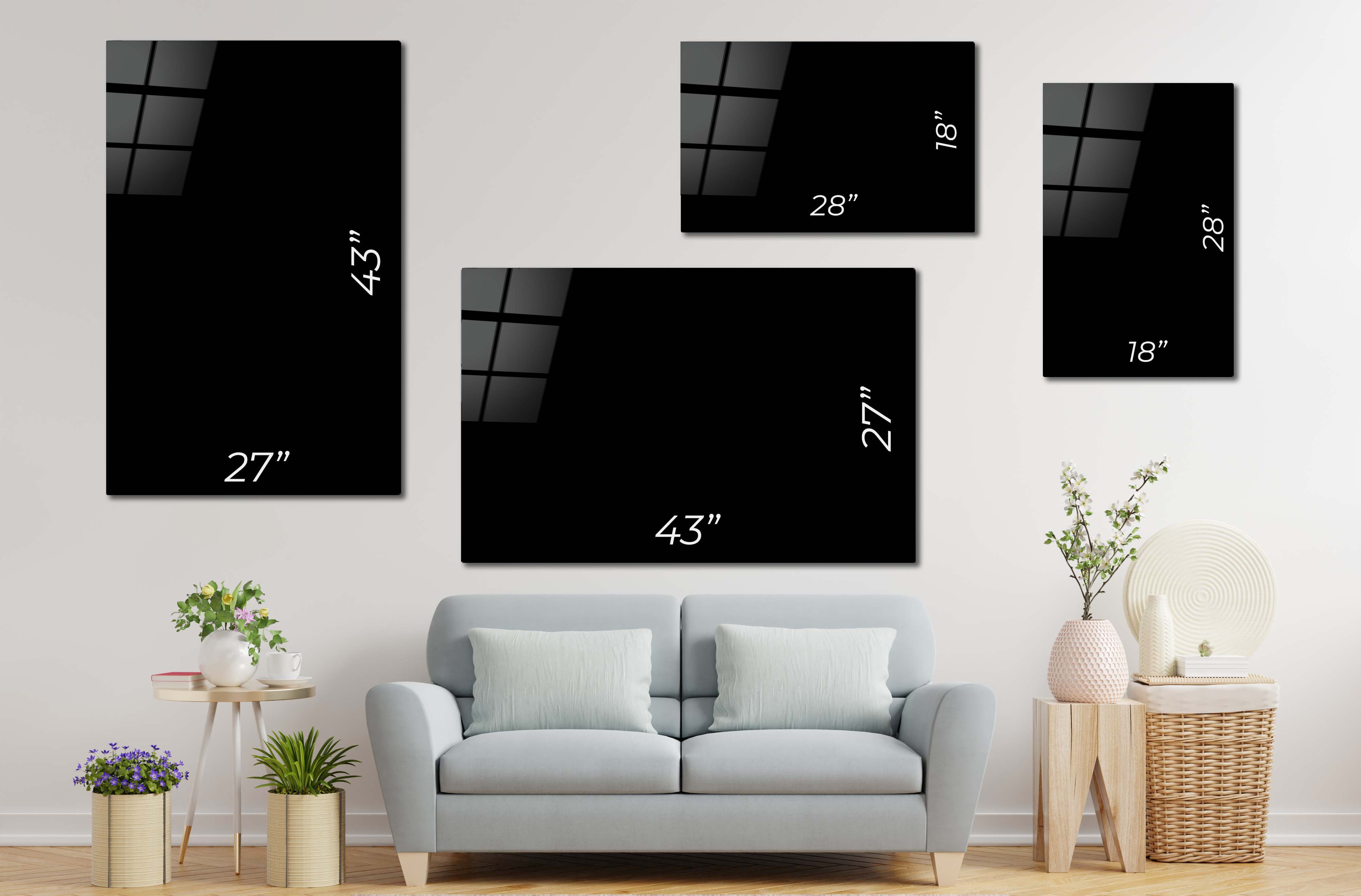 I Am Everything - Motivational Inspirational Wall Art Decor for Home, Office & Gifts - Perfect for Living Room, Bedroom & Workspace