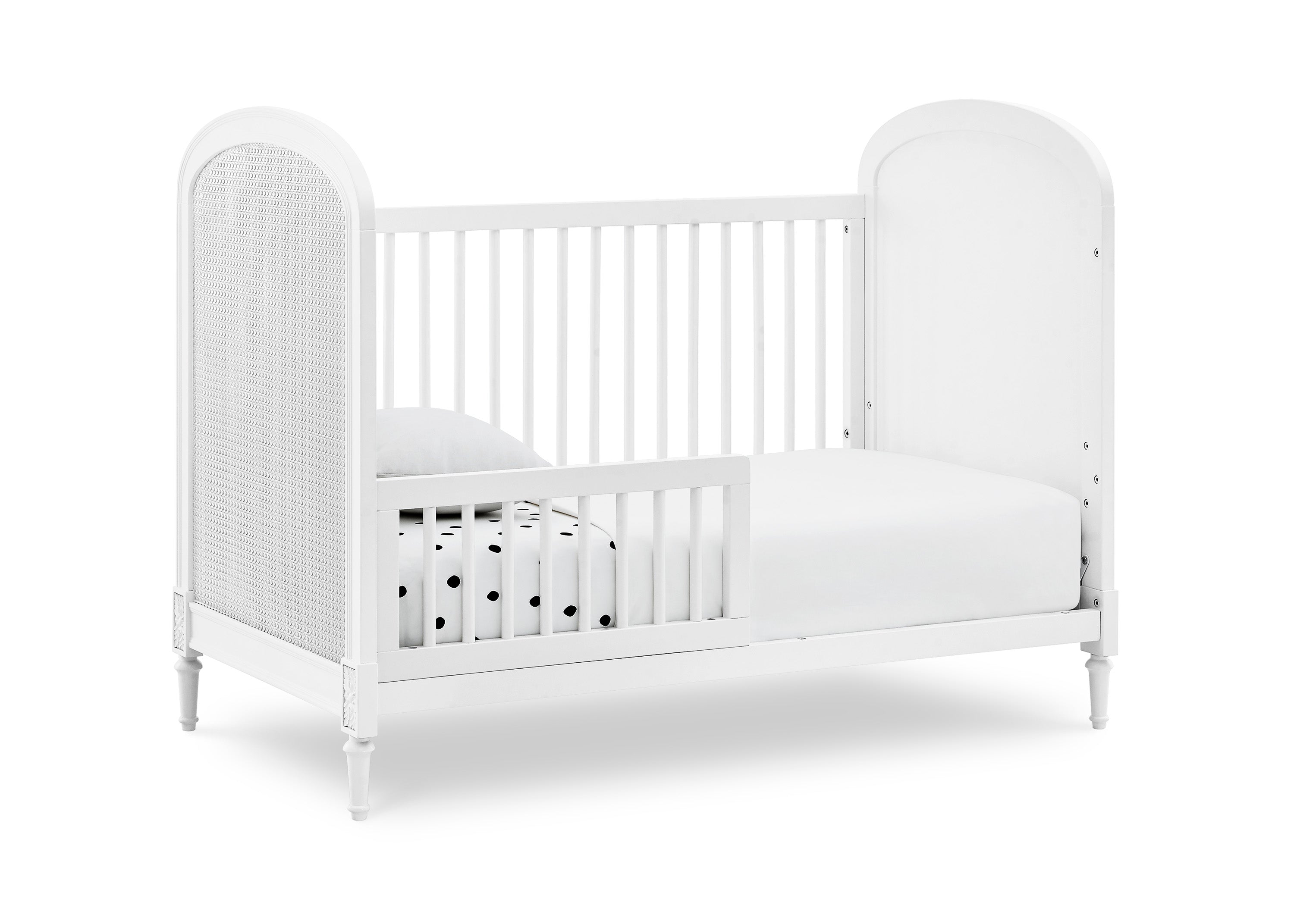 Madeline 4-in-1 Convertible Baby Crib - Toddler Bed & Daybed Conversion - Nursery Furniture for Boys & Girls - Perfect for Newborns to Teens Bedroom Decor