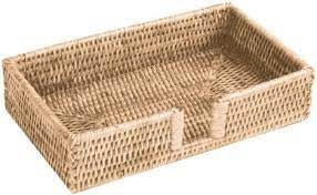 Elegant Rattan Napkin Holder for Table Decor - Perfect for Dining, Parties, and Home Decor
