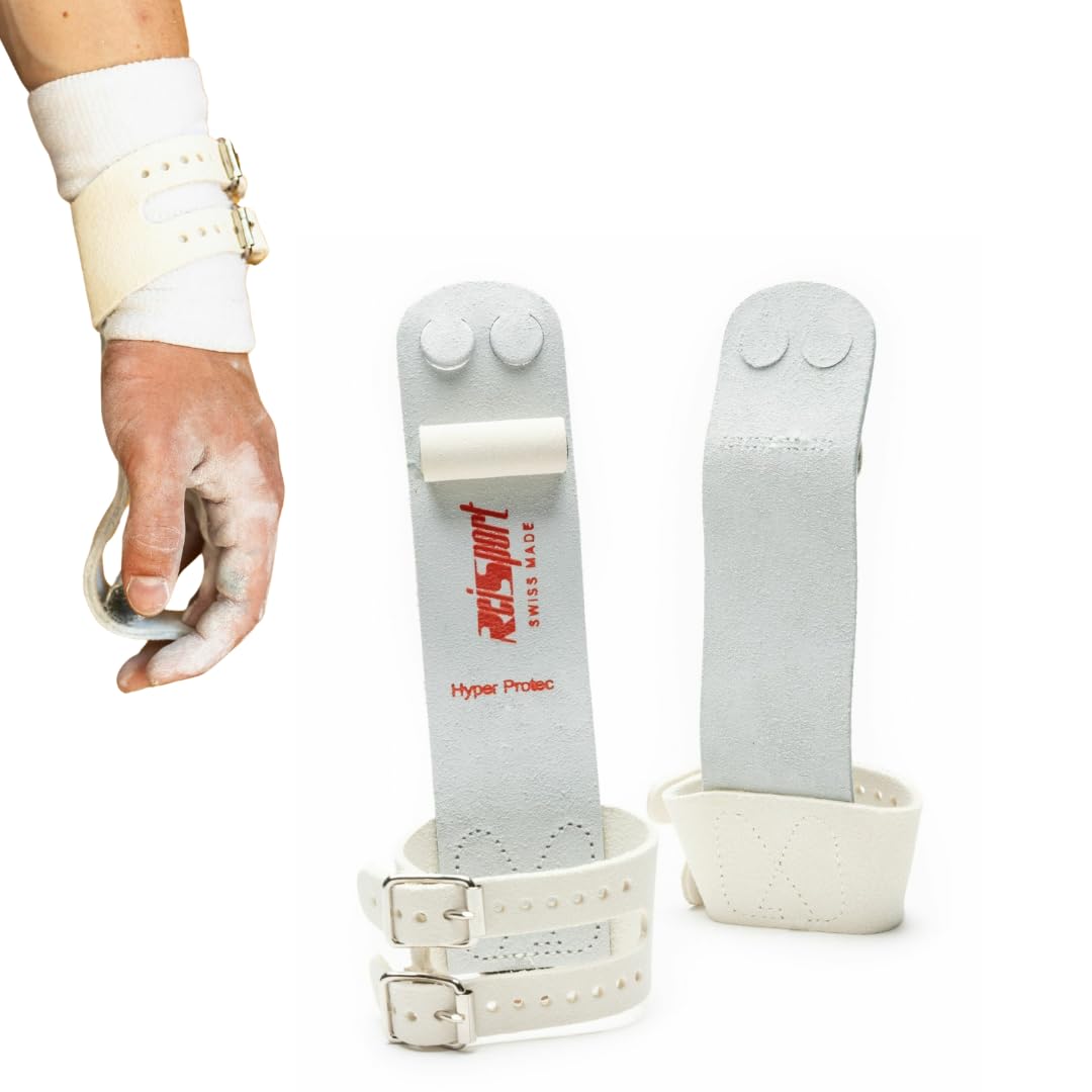 Men's Leather Gymnastics Grips for Rings - Durable Hand Grips for Advanced Gymnasts - Perfect for Training & Competitions