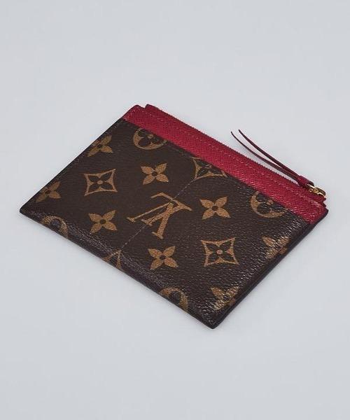 LV Monogram Raisin Purple Zipped Card Holder - Slim Wallet for Credit Cards & Cash - Perfect for Travel, Business & Everyday Use