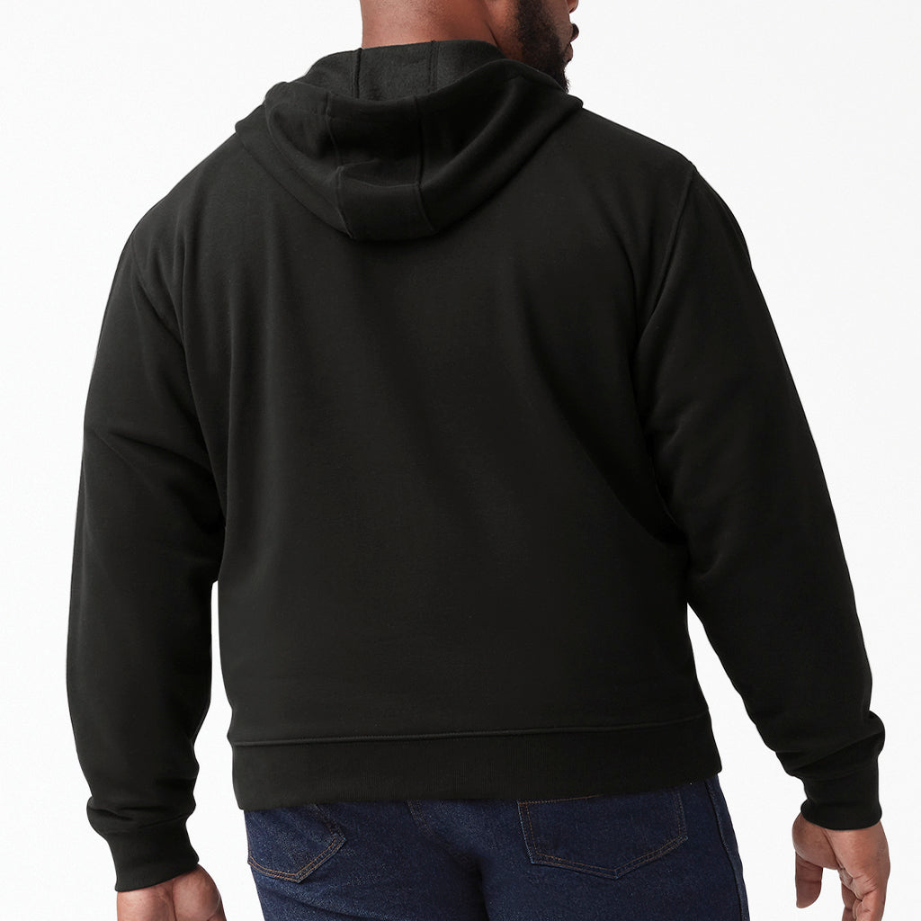 Dickies Men's Fleece Full Zip Hoodie - Warm & Comfortable Winter Jacket for Casual Wear, Work & Outdoor Activities