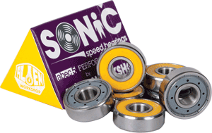 Alien Workshop Sonic ABEC 5 Skateboard Bearings - High Speed Precision Bearings for Smooth Skateboard Riding | Perfect for Street Skating, Park Tricks & Longboard Cruising