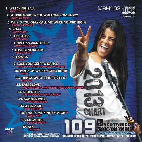 MRH109 Chart Hits Volume 109 September 2013 | Top Music Compilation | Perfect for Parties, Workouts & Road Trips