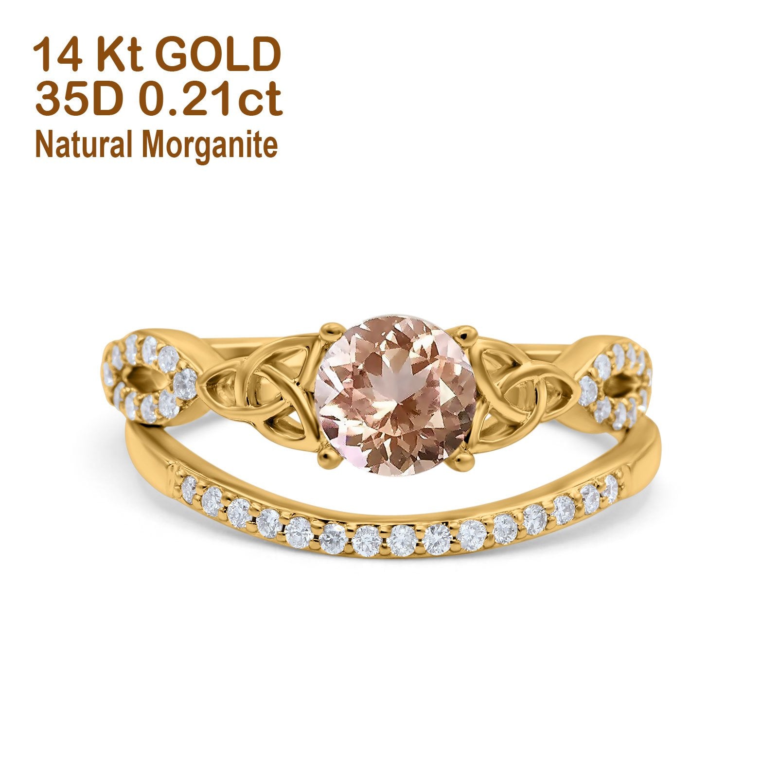 Yellow Gold Natural Morganite