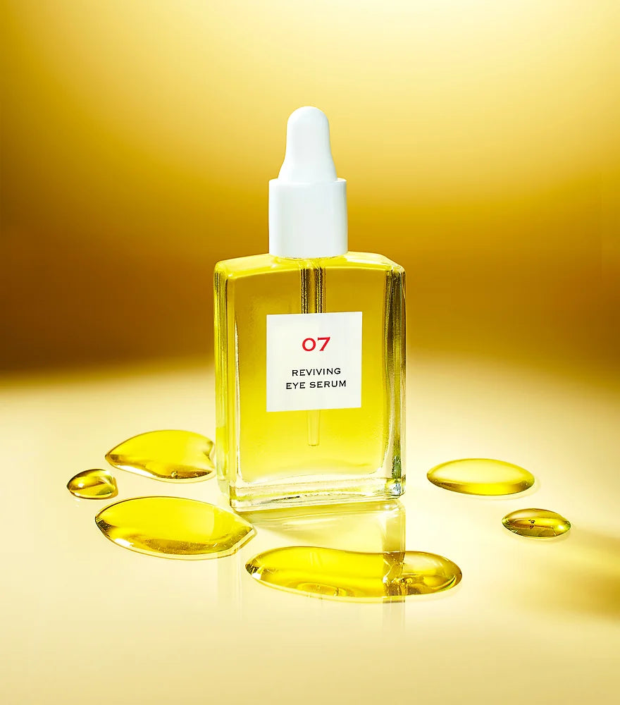 07 Reviving Eye Serum for Dark Circles & Wrinkles - Anti-Aging Eye Treatment for Puffiness & Fine Lines - Perfect for Nighttime Skincare Routine & Daily Use
