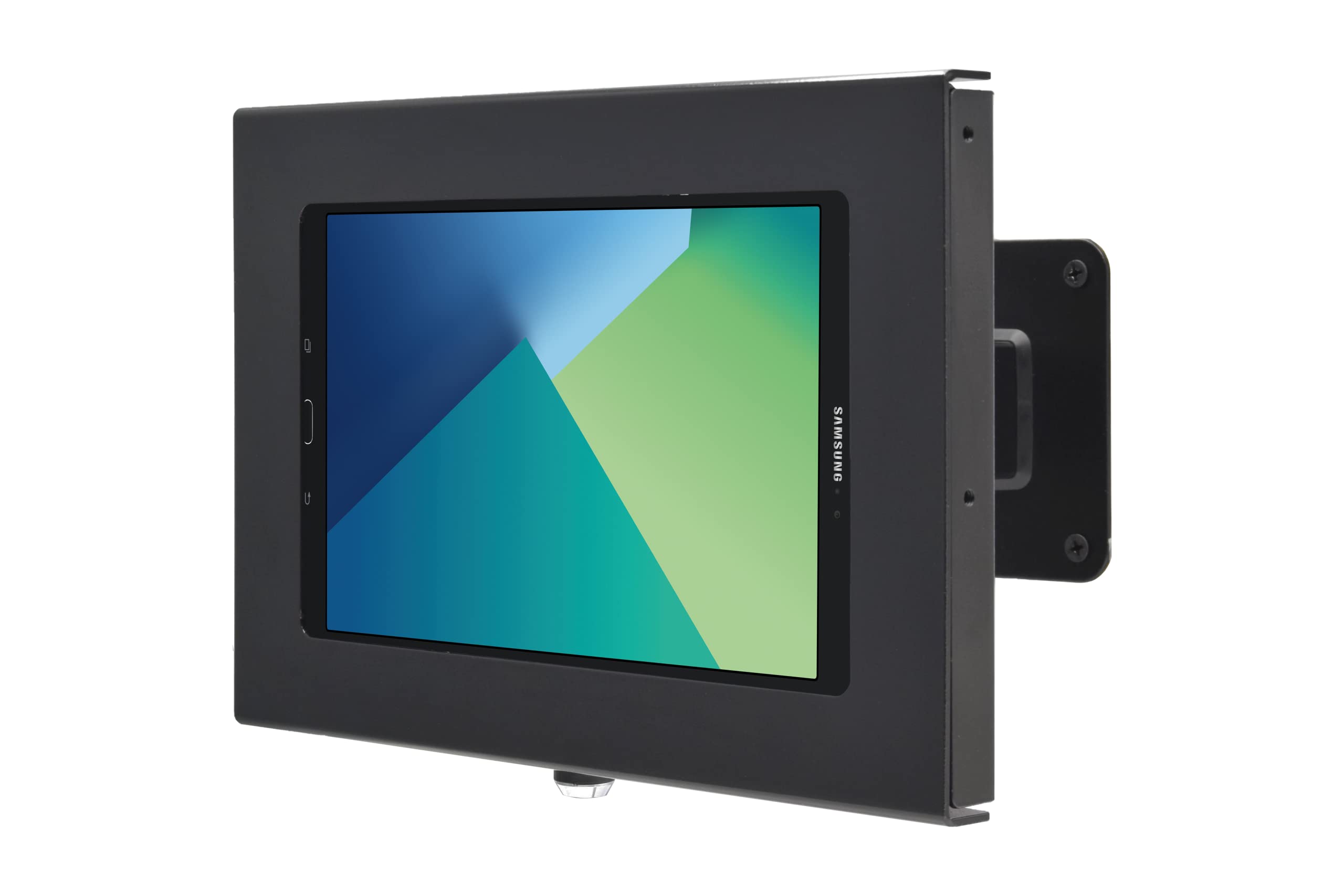 TABcare Anti-Theft Security Metal Case for Samsung Galaxy TAB A8 10.5 Inch - 360° Rotating Stand with 180° Tilt, Shockproof Protection (Black) | Perfect for Work, Travel & Home Use