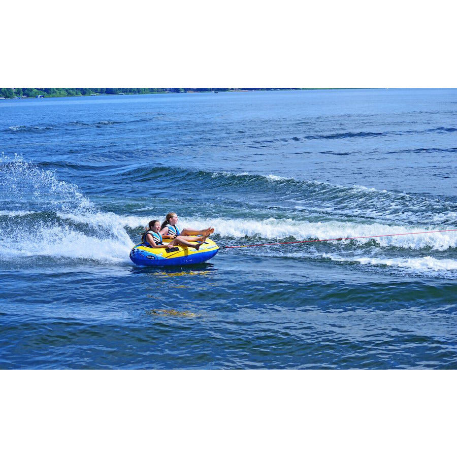 Best Rave Fastrax 2-Person Towable Boating Tube for Water Sports - Perfect for Lake, River & Ocean Fun with Friends & Family