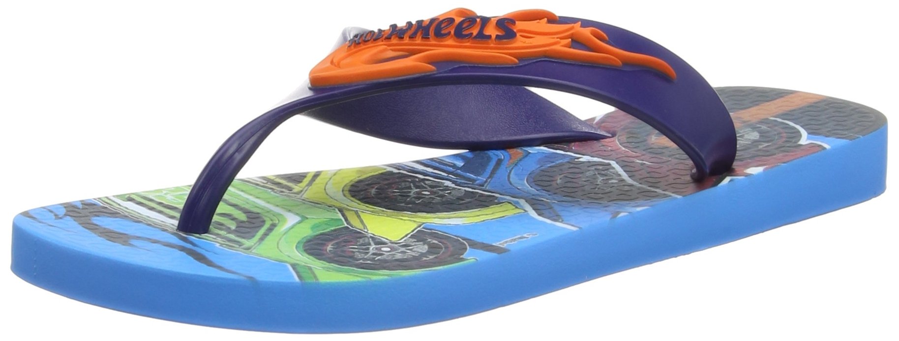 Hot Wheels Kids Flip Flops - Ipanema Boys & Girls Sandals with Tire Tread Design - Perfect for Beach, Pool & Summer Play