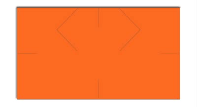 160,000 Monarch 1131 Compatible Fluorescent Orange General Purpose Labels with Security Cuts - Full Case Includes 8 Ink Rollers for Price Guns | Ideal for Retail Pricing, Inventory Labeling & Warehouse Organization
