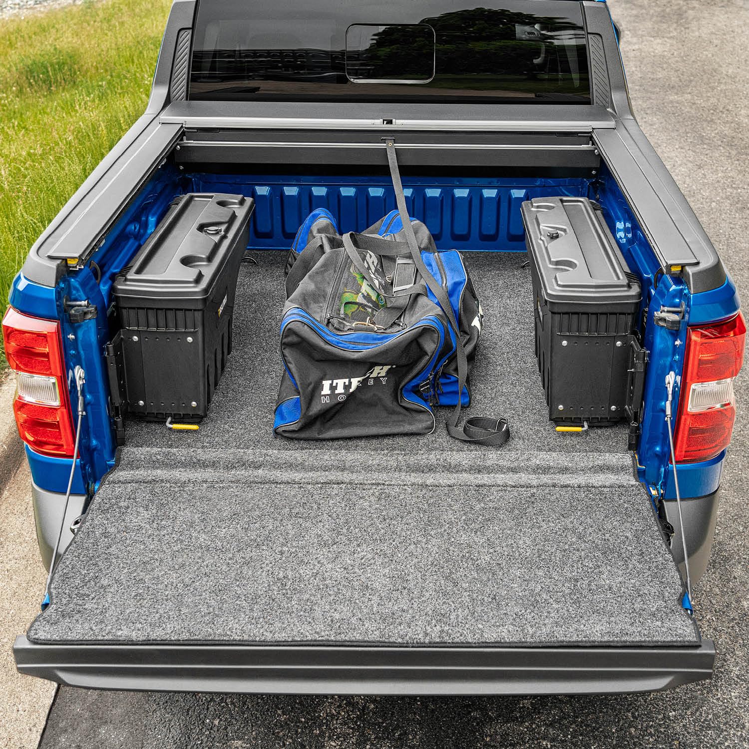 UnderCover SC206D SwingCase Truck Bed Storage Box - Fits 2019-2020 Ford Ranger (Driver Side) | Black | Secure Gear Organization for Camping, Tools & Work Equipment