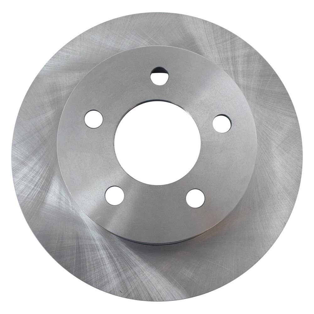 TRQ Front Brake Rotors Set - Vented Disc Brakes Compatible with Jeep Cherokee 1990-1998, Grand Cherokee 1993-1998, Wrangler 1990-1999 & More - Durable Replacement for Smooth Braking Performance - Ideal for Off-Roading, Daily Commuting & Towing