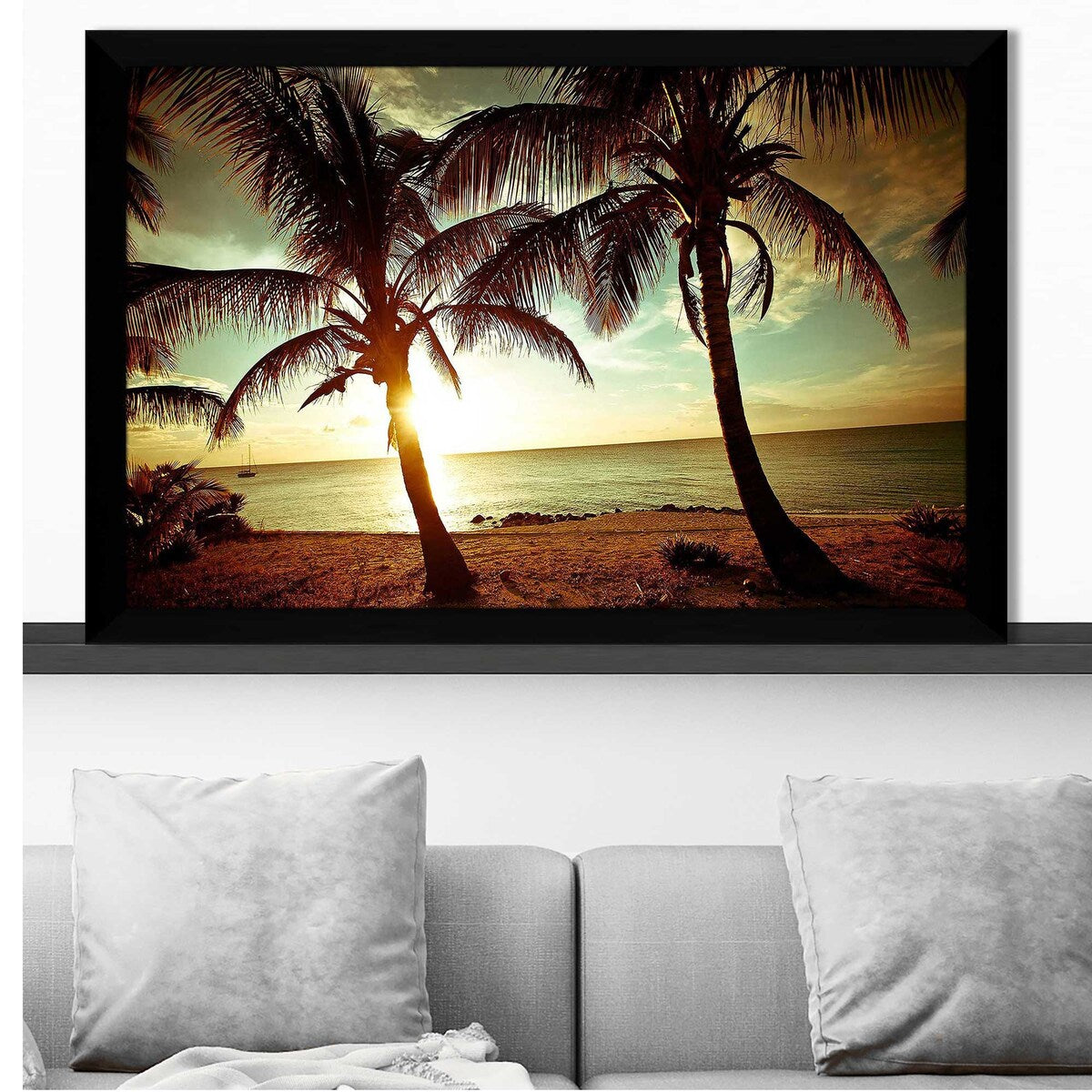Bimini Sunset Acrylic Print - Tropical Beach Wall Art for Home, Office & Coastal Decor